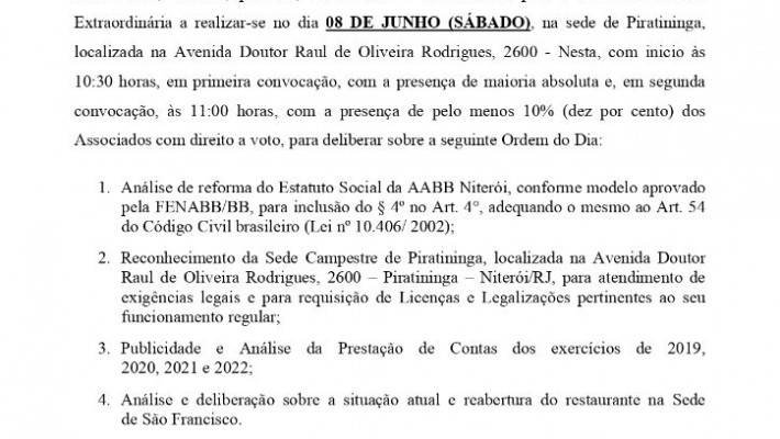 Convocação AGE – 08/06/2024