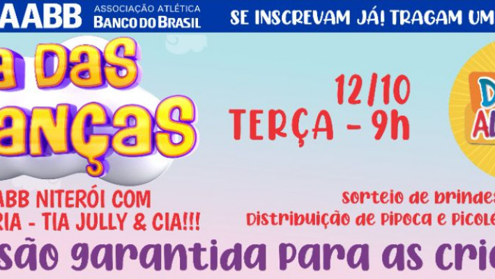 DIA DAS CRIANÇAS NA AABB COM TIA JULLY & CIA