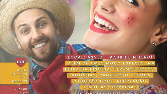Programação Junina da ASVEZ – AABB Niterói
