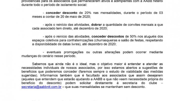 Carta III aos Associados.