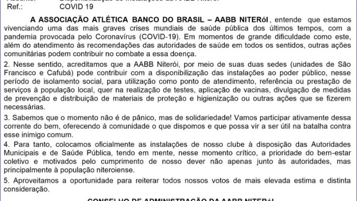 Vamos participar ativamente dessa corrente do bem.