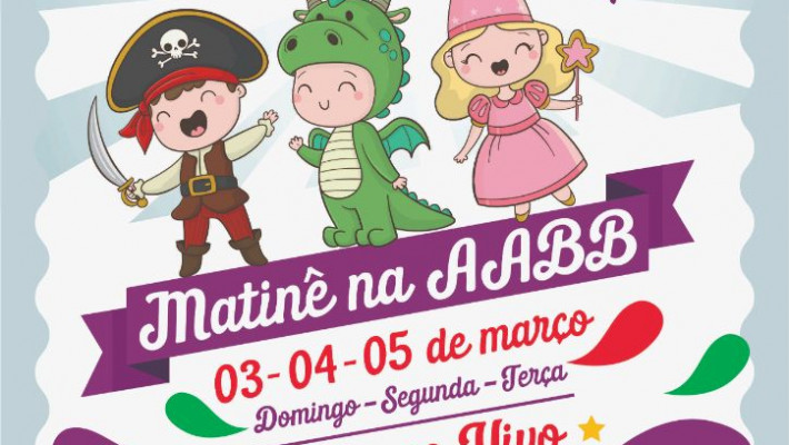 MATINÊ – 3 DIAS DE FOLIA NA AABB NITERÓI!