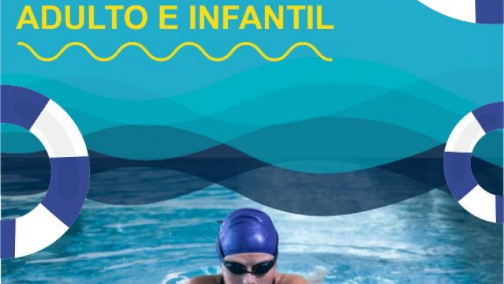 NATAÇÃO COM 50% DE DESCONTO PARA ASSOCIADOS.