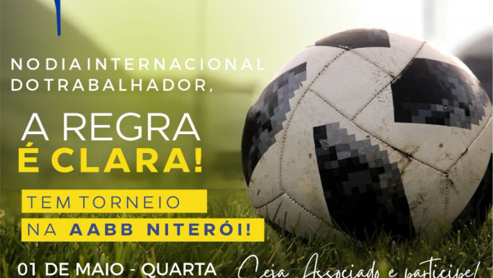 Feriado do trabalhador é aqui, na AABB Niterói.