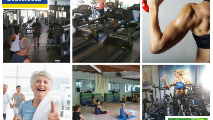 Venha Praticar exercícios na academia Health Fitness localizada em nosso clube.