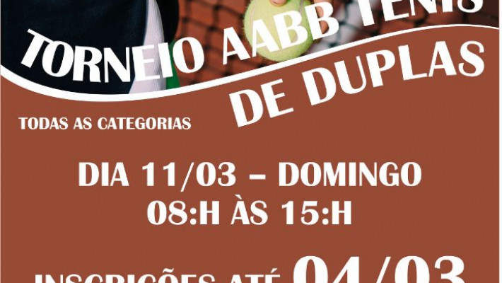 TORNEIO AABB TÊNIS DE DUPLAS