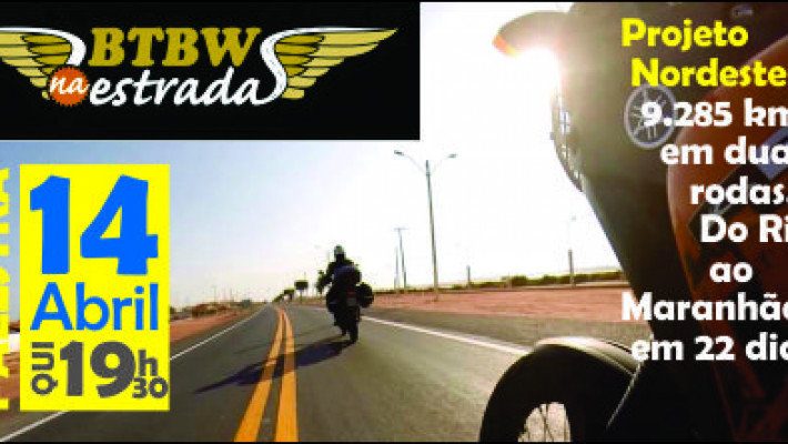 FOTOS DA PALESTRA – Do Rio ao Maranhão:  9285 km sobre duas rodas.