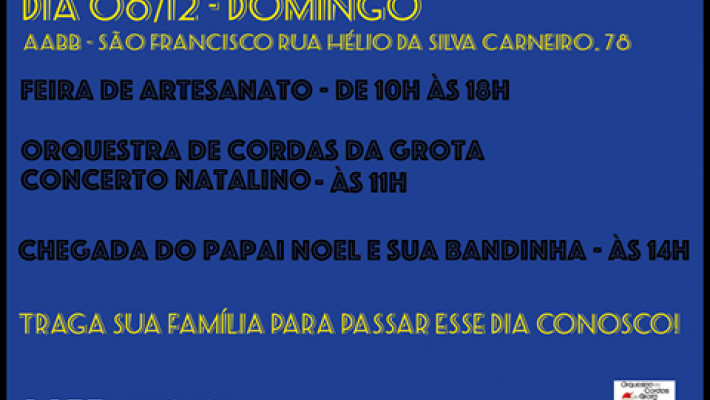 Confira nossa programação.