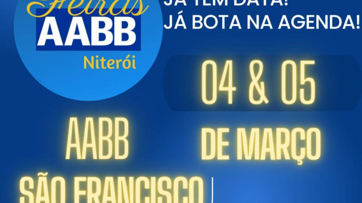 Mais uma edição da Feira AABB Niterói.