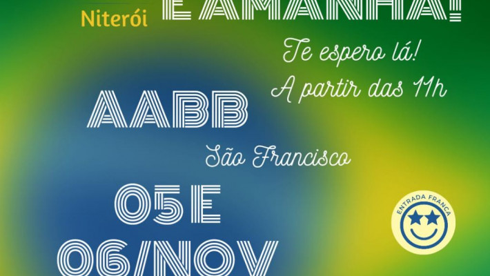 Mais uma edição da Feira AABB Niterói.