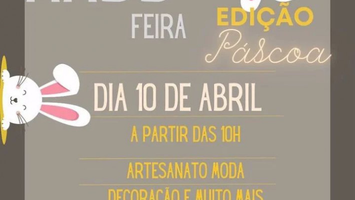 Feira AABB dia 10 de Abril!!!